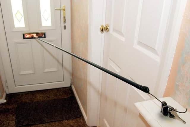 Burglars fished out keys from a house in Halifax (Picture by West Yorkshire Police)