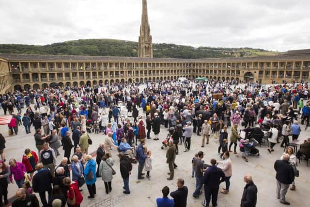 Reopening of The Piece Hall back in 2017