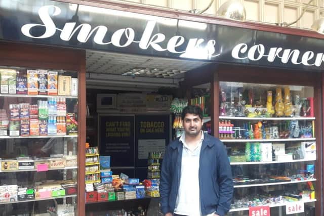 Halifax Borough Market trader Sikandar Ail, of Smokers Corner