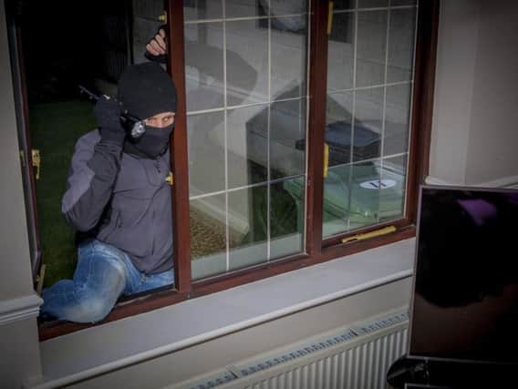 Thieves made their way into a house through a window