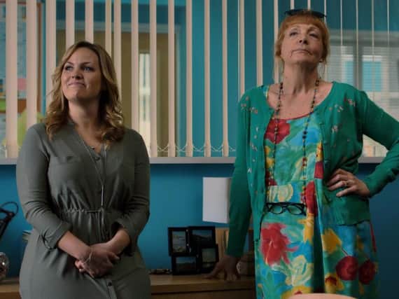 Mandy (Jo Joyner) and Sue (Charlie Hardwick). Picture: Channel 4