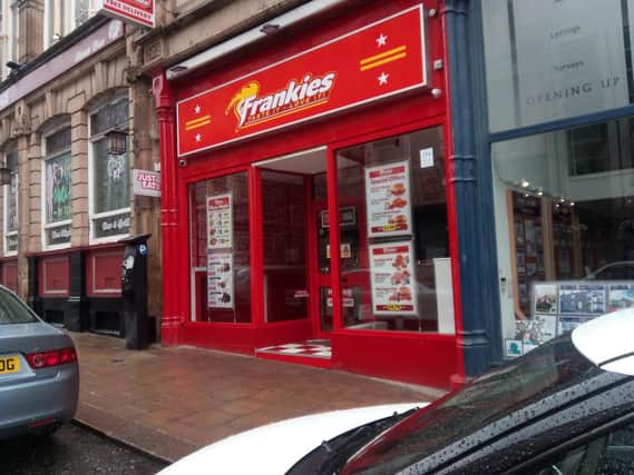 The takeaway in Halifax town centre
