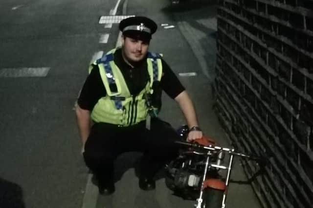Mini Moto seized by police (Picture by Calder Valleys Neighbourhood Policing Team)