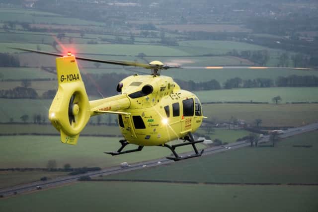Yorkshire Air Ambulance. Picture: Roger Keech