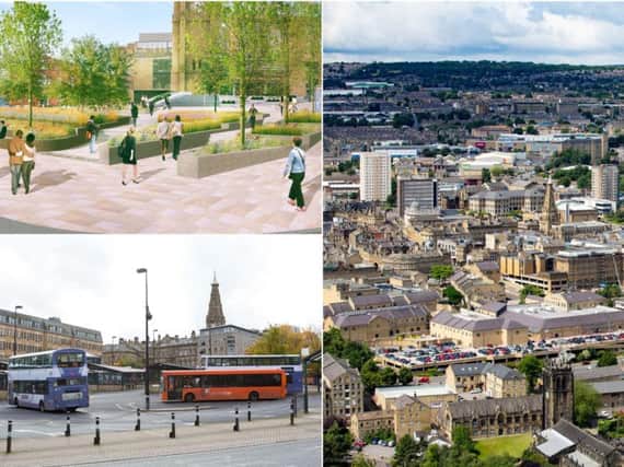 Funding is being sought for major plans which will change Halifax town centre