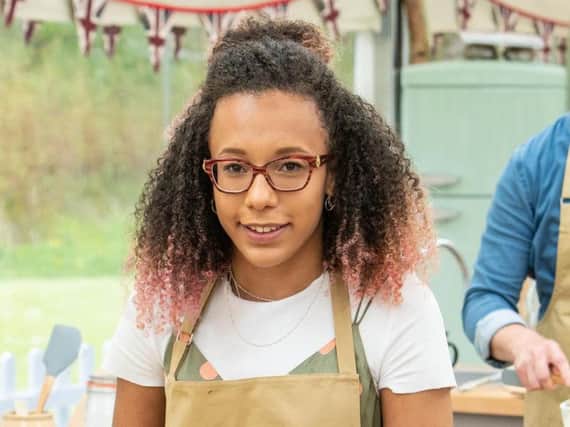 Halifax's Amelia Le Bruin on the Great British Bake Off. Picture Mark Bourdillon/Channel 4 images