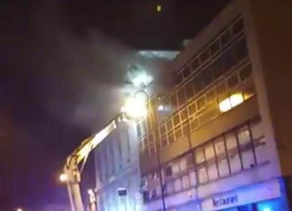 A fire has broken out at the Acapulco nightclub in Halifax (Photo/Video: Max Fearnley)