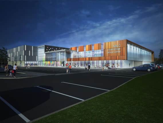 Artist impression of the new Halifax swimming pool and leisure centre
