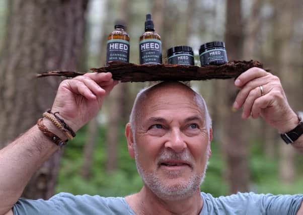 Founder: Martin Schwaller of HEED Skincare, which has developed products to keep heads healthy.
