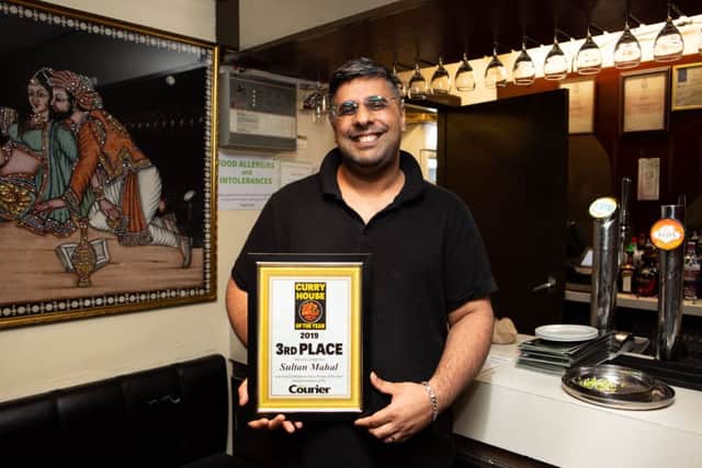 Sultan Mahal, Halifax, 3rd place in the Halifax Courier Curry House of the Year 2019