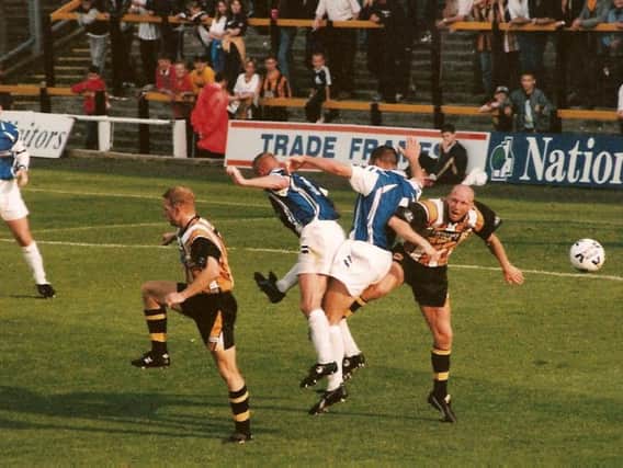 Hull 1-2 Halifax Town, Boothferry Park, September 19, 1998. Photo: Keith Middleton.