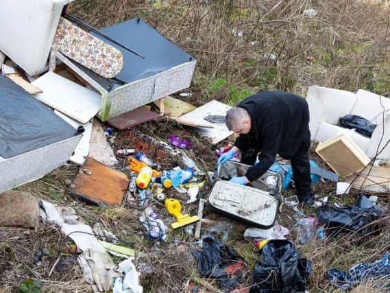 Fly-tipping in Halifax