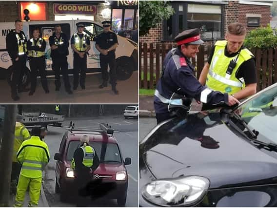 Week of enforcement in Calderdale (Pictures by Calderdale Council)
