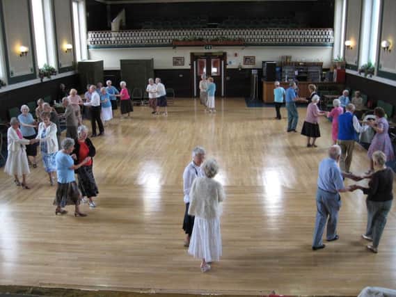 The ballroom in Todmorden Town Hall