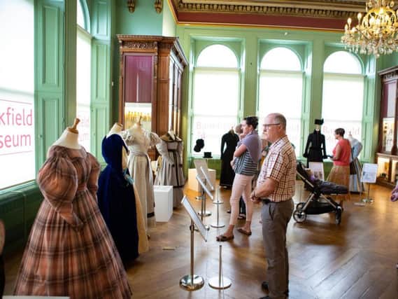 Gentleman Jack costume exhibition at Bankfield Museum