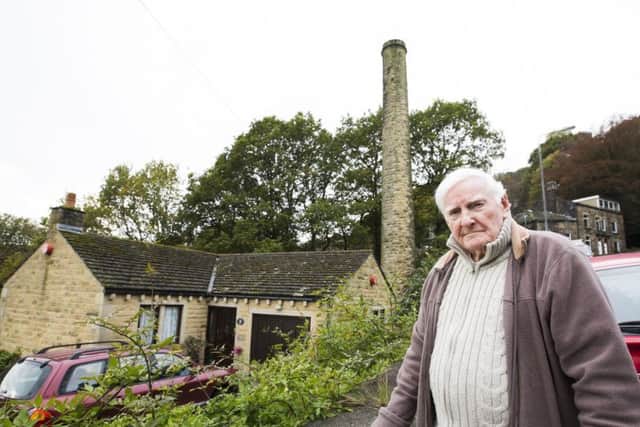 Ralph Cooper has called the decision to demolition the Hebden Bridge chimney 'a disgrace'.