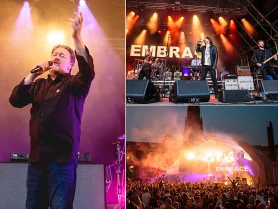 Elbow and Embrace perform at The Piece Hall.  Photos by Danny Payne and Futuresound Events