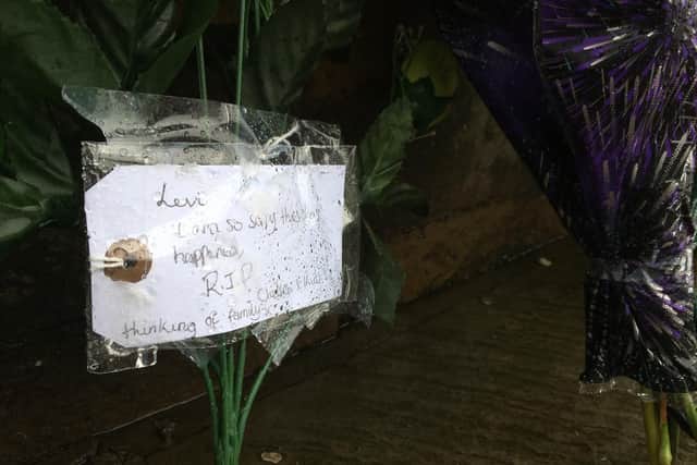 A message from a Halifax resident who left flowers at the scene