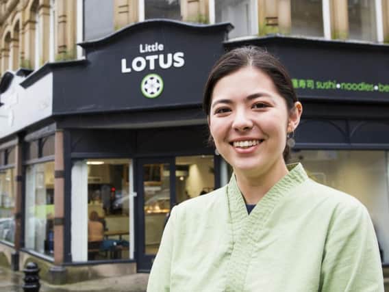 Little Lotus, new sushi restaurant open in Halifax town centre. Photo by Jim Fitton.