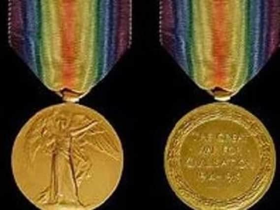 World War one medals