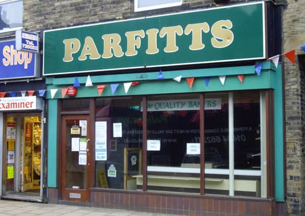 Parfitts Bakery in Commercial Street, Brighouse.