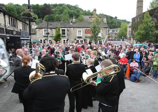 Last year's Hebden Bridge brass band marching competition.