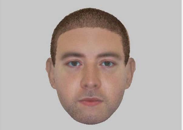 MAN SOUGHT An E-fit of a suspect wanted for indecent exposure.