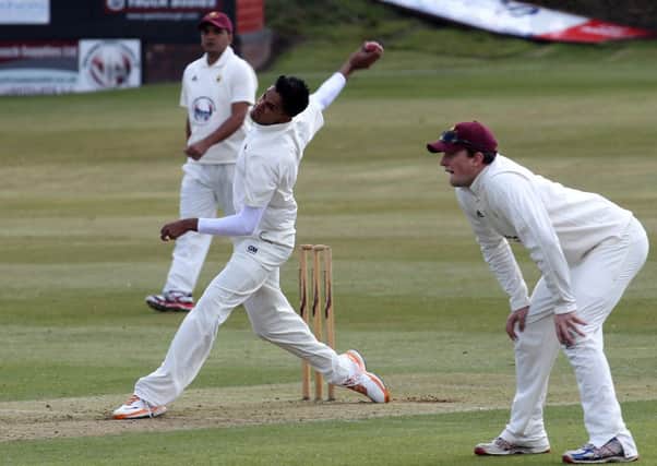 Moin Ashraf did early damage with the ball for Lightcliffe in the Priesatley Cup final