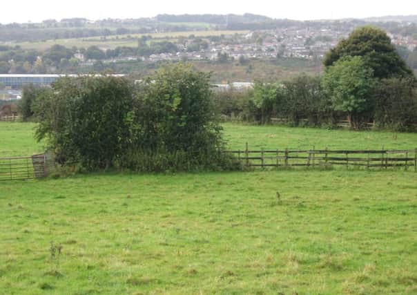 The land between Clifton and Brighouse that could be developed for jobs.