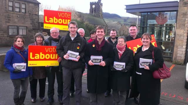 Labours Parliamentary candidate for the Calder Valley, Josh Fenton-Glynn, with Labour MP Shadow Minister for Culture Dan Jarvis.