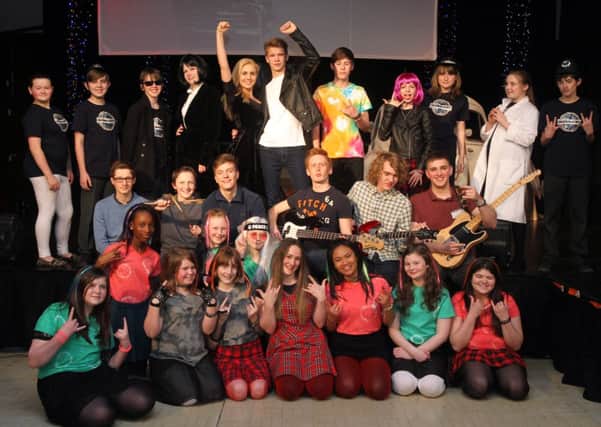 School's will rock you, dress rehearsal, on at Brighouse High School