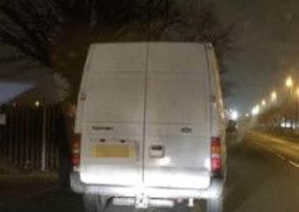 Police seized a vehicle in Stourton, Leeds, after the owner used false number plates