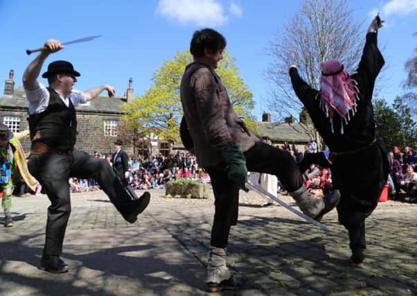 Heptonstall Players perform their version of the Pace Egg Play