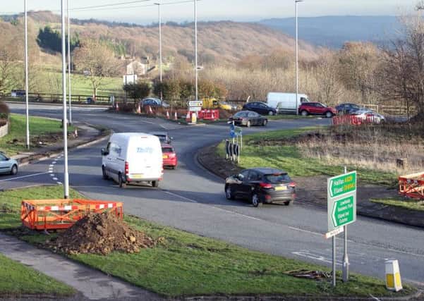 Roadworks starting at Ainley Top