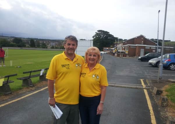 Jeremy Firth and Denise Crossley from the Le Tour Elland group.