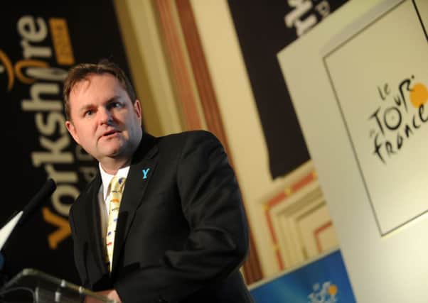Gary Verity,Chief Executive of  Welcome to Yorkshire, who helped bring the Tour De France Grand Depart to the county