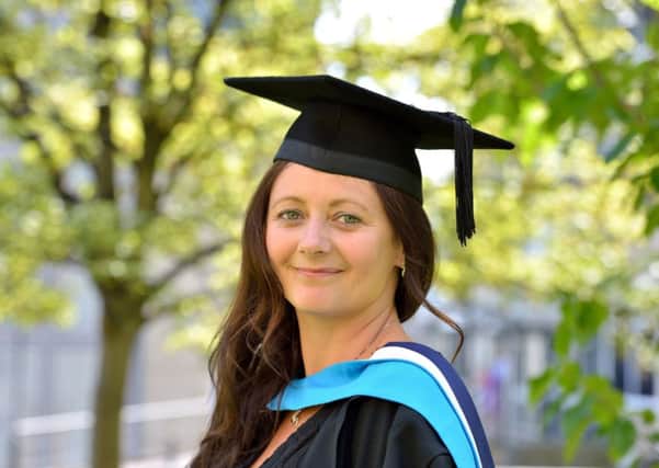 Elland mum Lindsey Emerton gets second highest marks at University of Huddersfield graduations