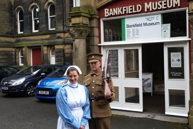 A new exhibition "For King and Country: Calderdales First World War Centenary 1914-18' has opened at Bankfield Museum, Halifax, today