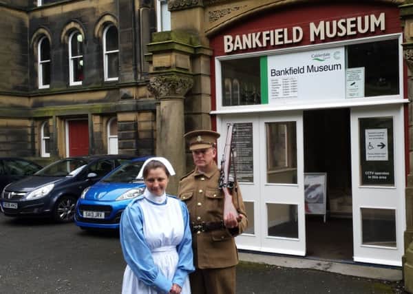 A new exhibition "For King and Country: Calderdales First World War Centenary 1914-18' has opened at Bankfield Museum, Halifax, today