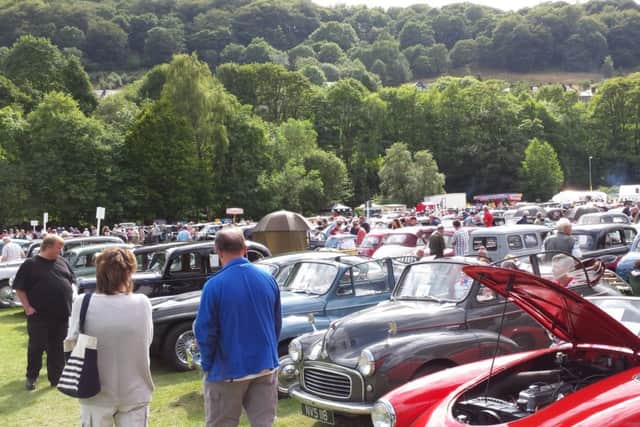 Thousands turned out for the second day of Hebden Bridge Rotary Club's vintage car weekend in Calder Holmes Park