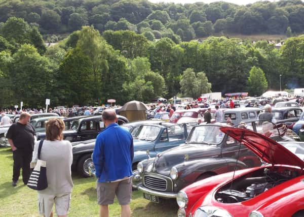 Thousands turned out for the second day of Hebden Bridge Rotary Club's vintage car weekend in Calder Holmes Park