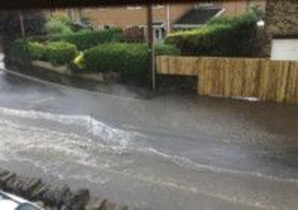 Kirstene Kettlewell tweeted us this photo of some flooding in Hove Edge, Brighouse