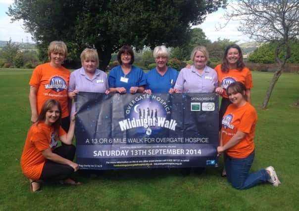 Fundraising team from Overgate for the Midnight Walk.
