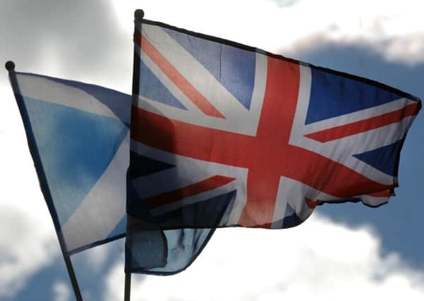 Scotlands referendum  one year to go.
The Commonwealth Unionist Party held a demo outside the parliament against Independence