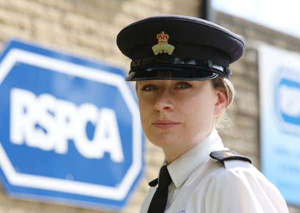 RSPCA inspector Charlotte Booker.