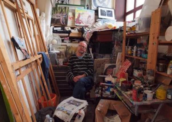 James Fearon pictured in his 'Room of One's Own'