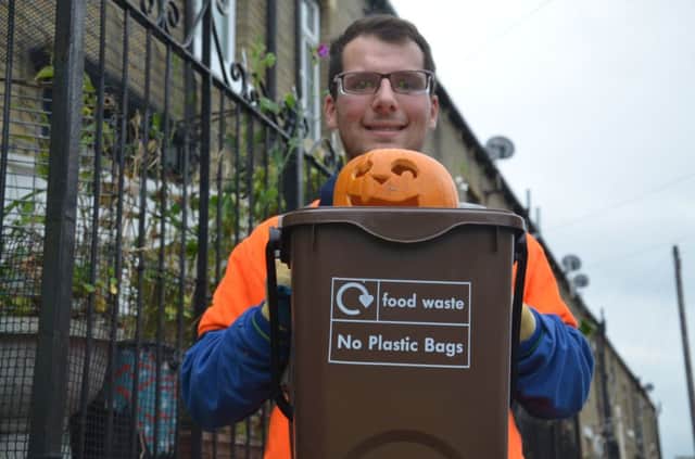 Calderdale residents are being encouraged to recycle their halloween pumpkins.