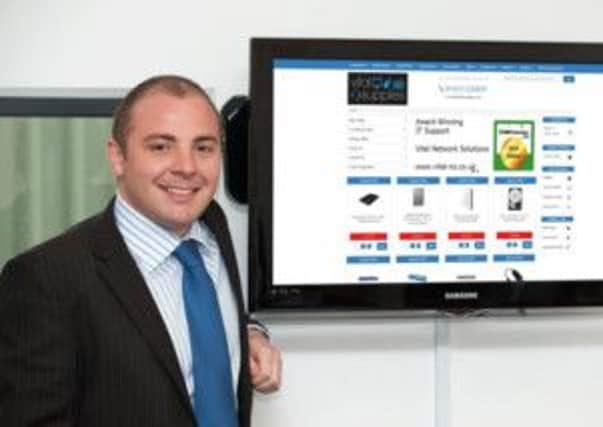 Lee Evans, managing director of Vital Technology Group, which has launched an online IT and office equipment division called Vital Supplies. (S)