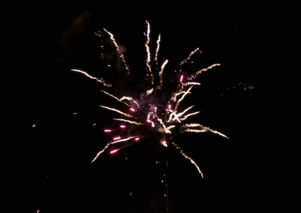 Elland Bonfire fireworks