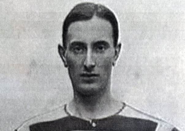 Donald Simpson Bell in his Bradford Park Avenue kit.
